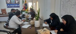 برگزاری نشست خبری فرمانده سپاه زبرخان با اصحاب رسانه